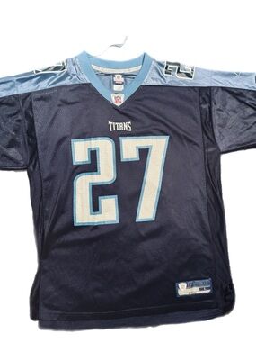Vintage Reebok NFL Tennessee Titans Eddie George #27 Jersey